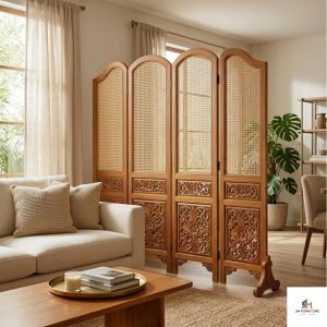 baroque crested room divider